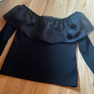 Off the shoulder top.